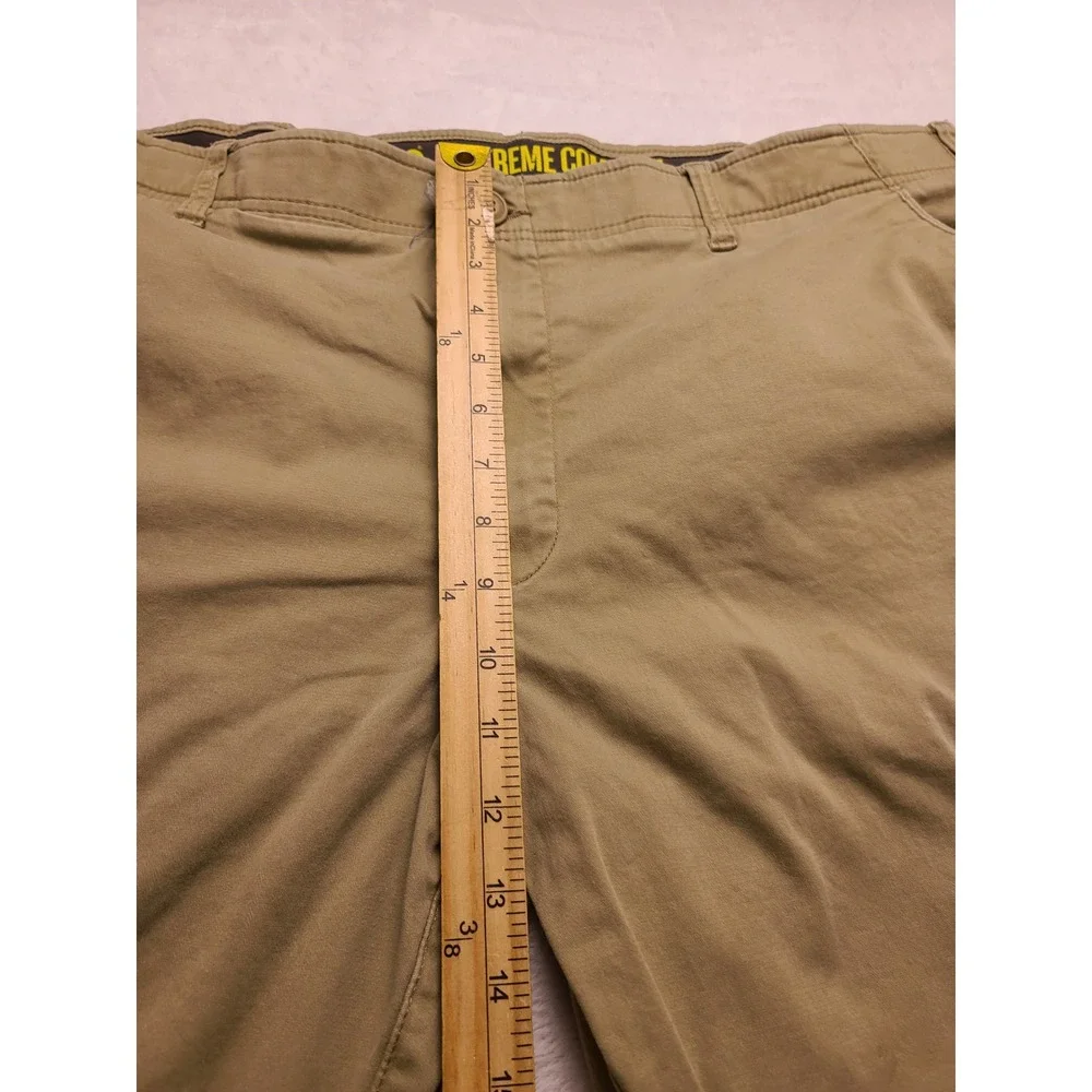 Lee X-Treme Comfort Men's Khaki Chino Pants Tan Straight Leg 39x30 Cotton blend